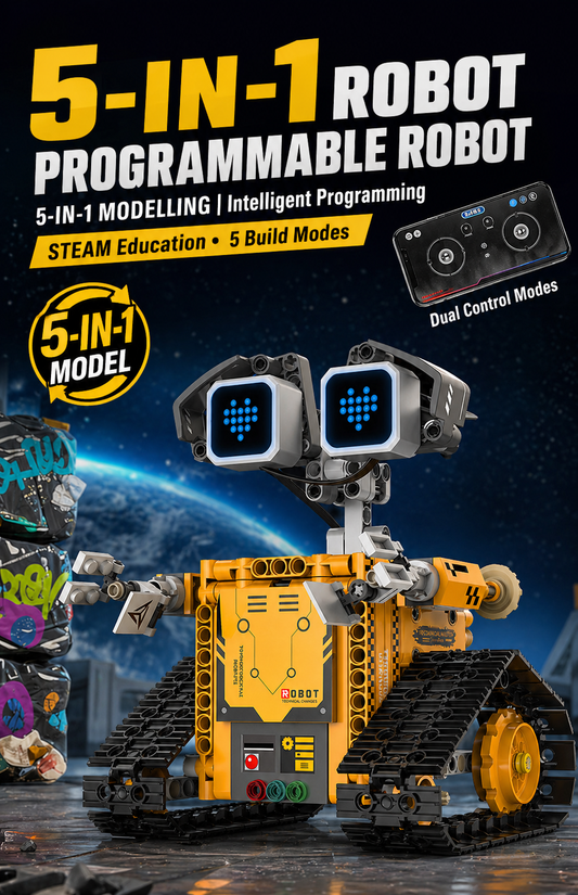 🤖 5-in-1 Smart Coding Robot Kit