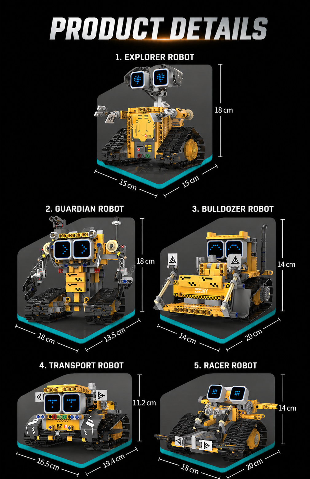 🤖 5-in-1 Smart Coding Robot Kit