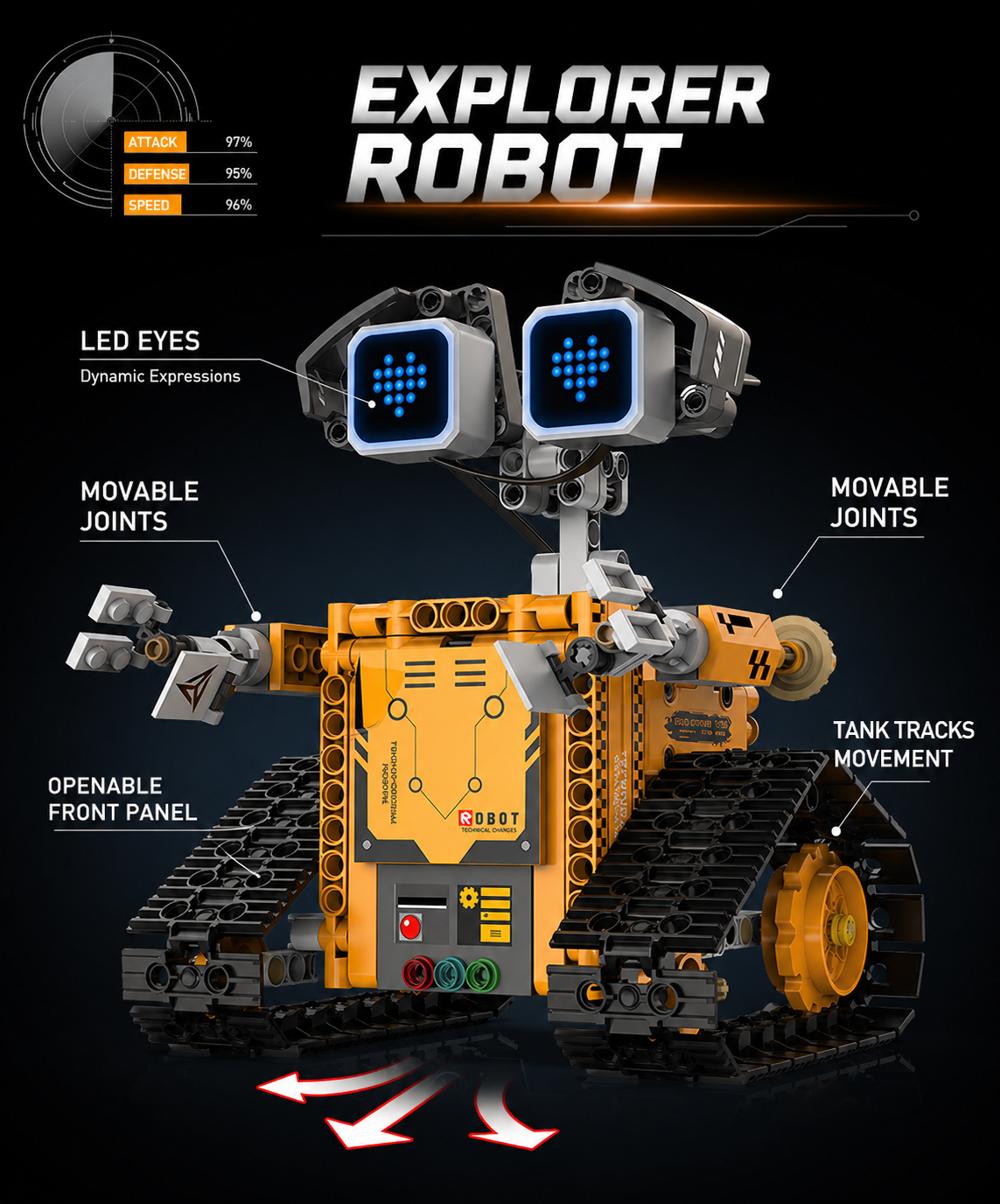 🤖 5-in-1 Smart Coding Robot Kit