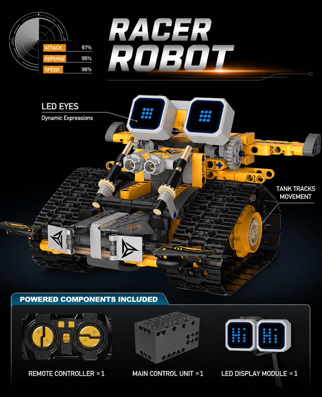 🤖 5-in-1 Smart Coding Robot Kit